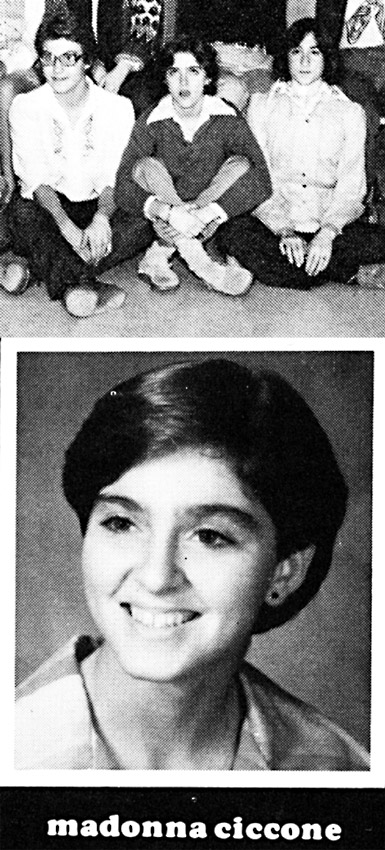 Madonna in high school